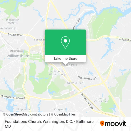 Foundations Church map