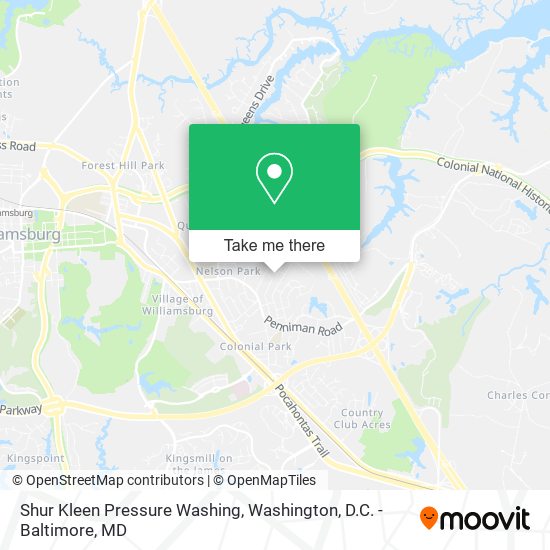 Shur Kleen Pressure Washing map