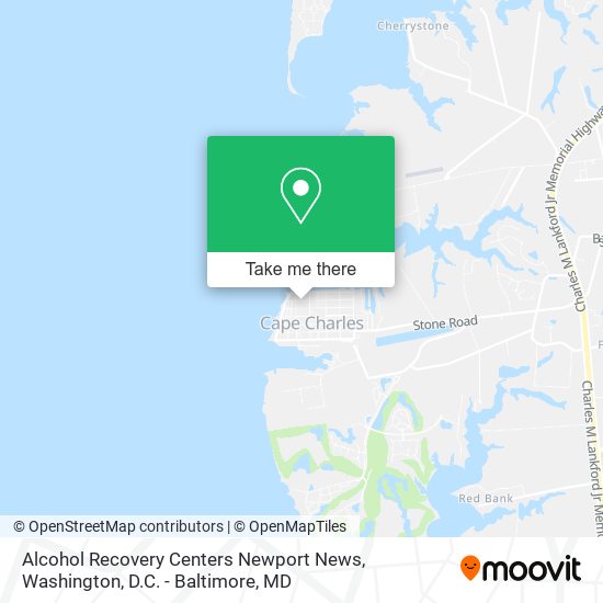 Mapa de Alcohol Recovery Centers Newport News