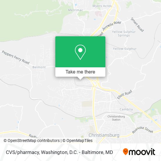 CVS/pharmacy map