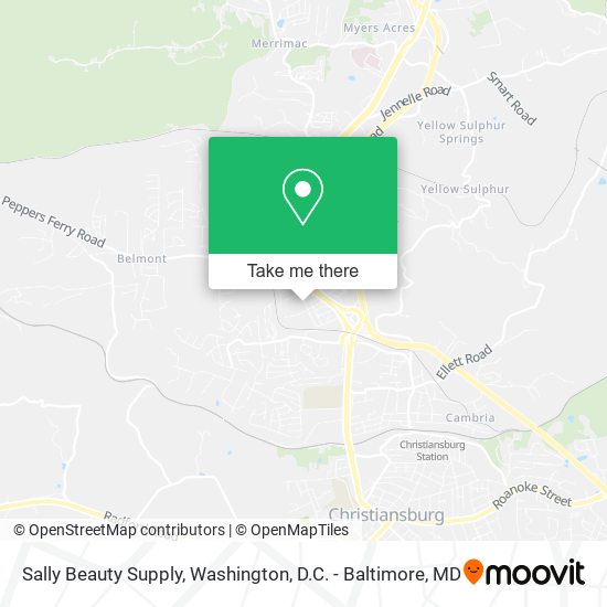 Sally Beauty Supply map