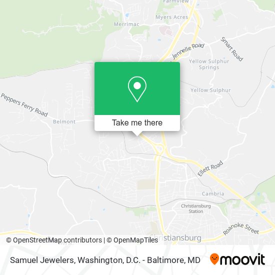 Samuel Jewelers map