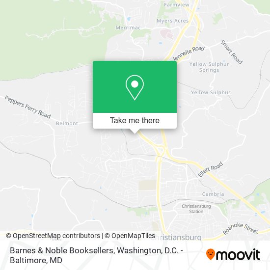 Barnes & Noble Booksellers map