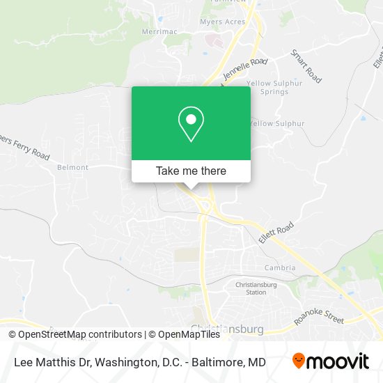 Mapa de Lee Matthis Dr
