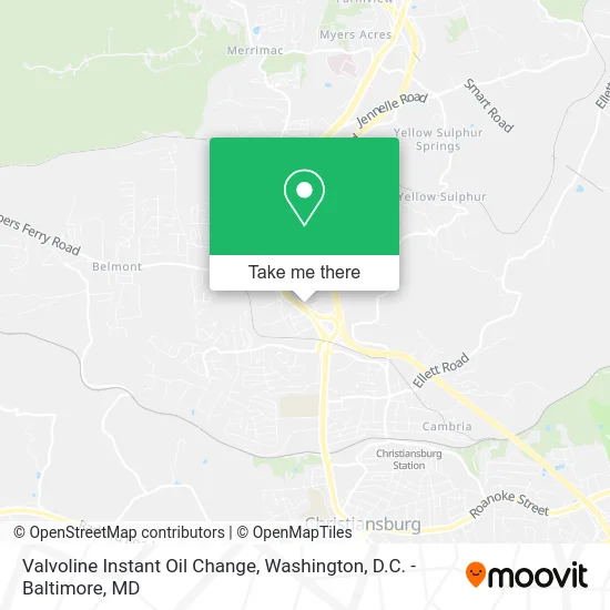 Valvoline Instant Oil Change map