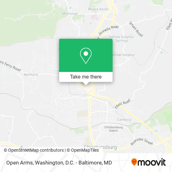 Open Arms map