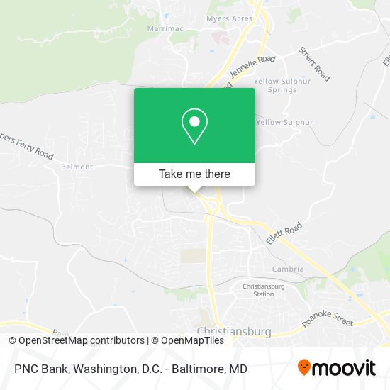 PNC Bank map