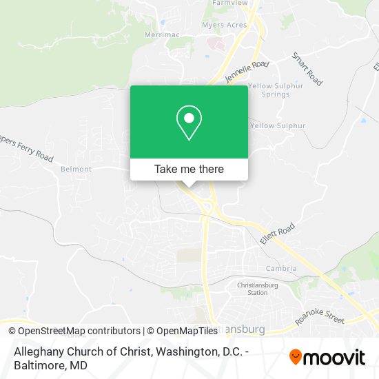 Mapa de Alleghany Church of Christ