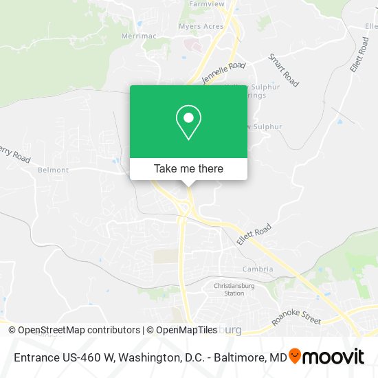 Mapa de Entrance US-460 W