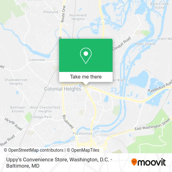 Uppy's Convenience Store map