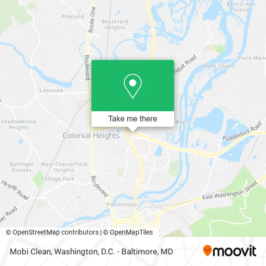 Mobi Clean map