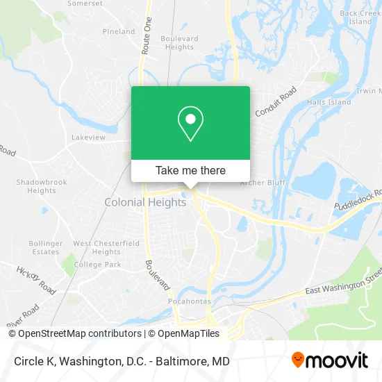 Circle K map