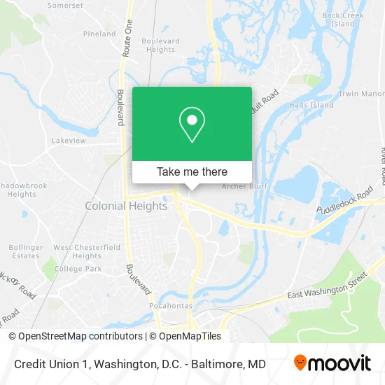 Credit Union 1 map