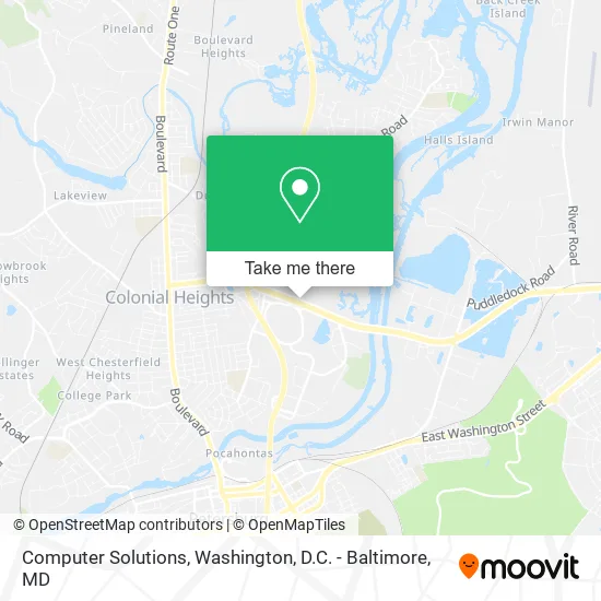 Computer Solutions map