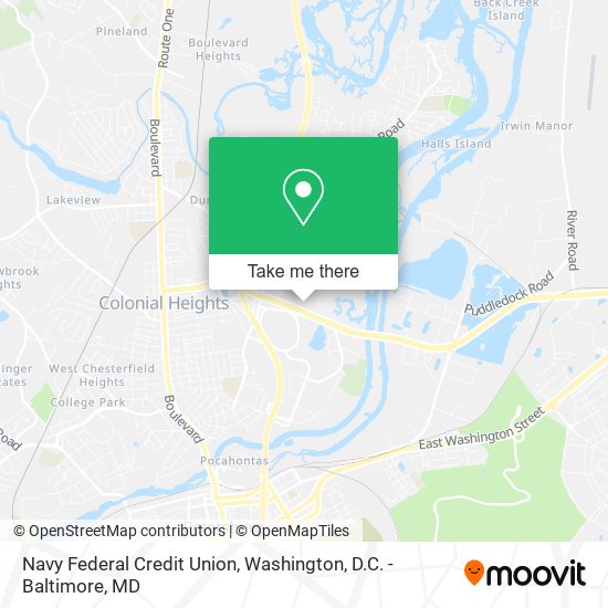 Navy Federal Credit Union map