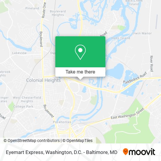 Eyemart Express map