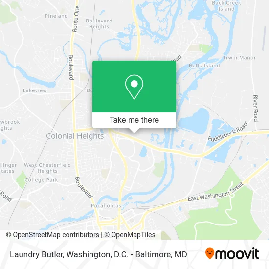 Laundry Butler map