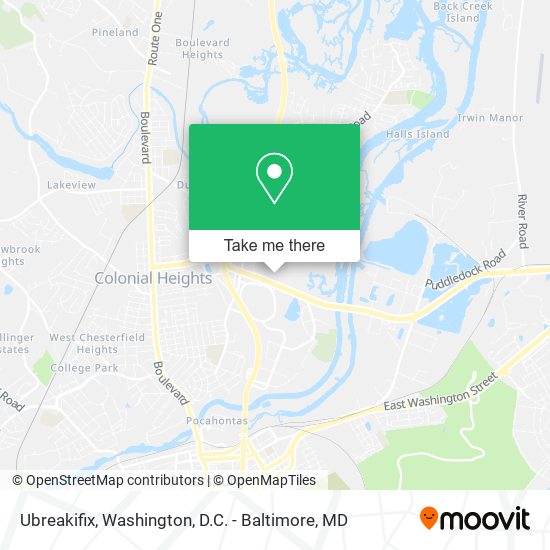 Ubreakifix map