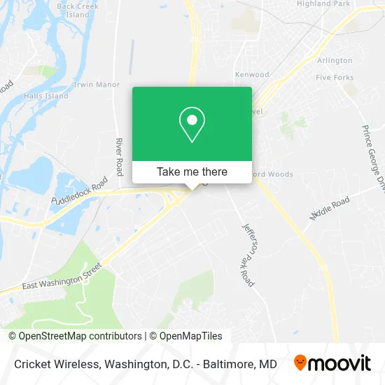 Cricket Wireless map
