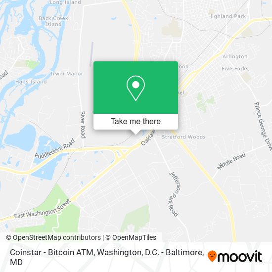 Coinstar - Bitcoin ATM map