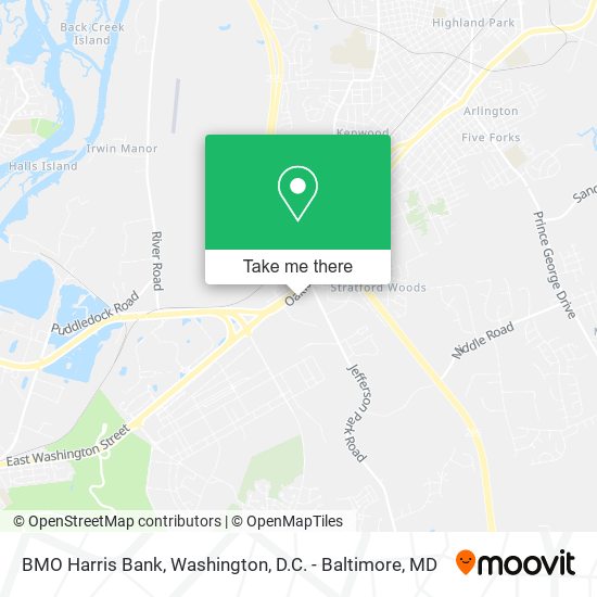 Mapa de BMO Harris Bank