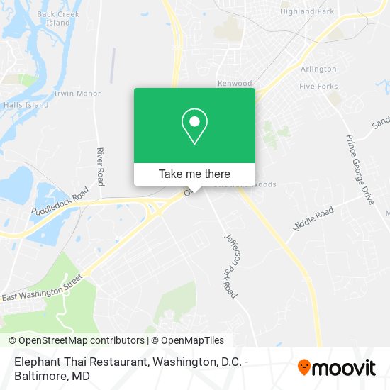 Elephant Thai Restaurant map