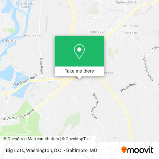Big Lots map