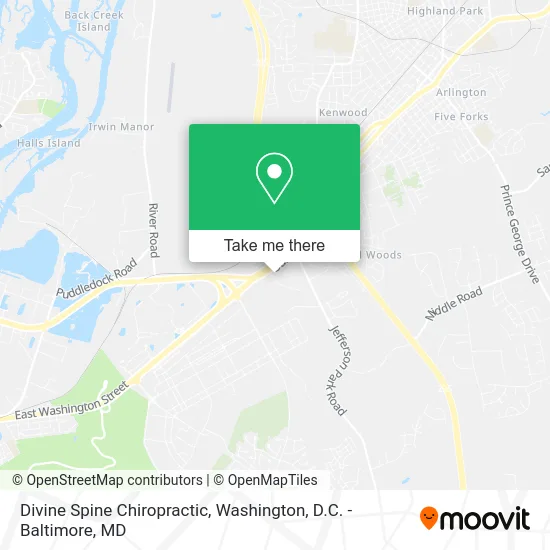 Divine Spine Chiropractic map