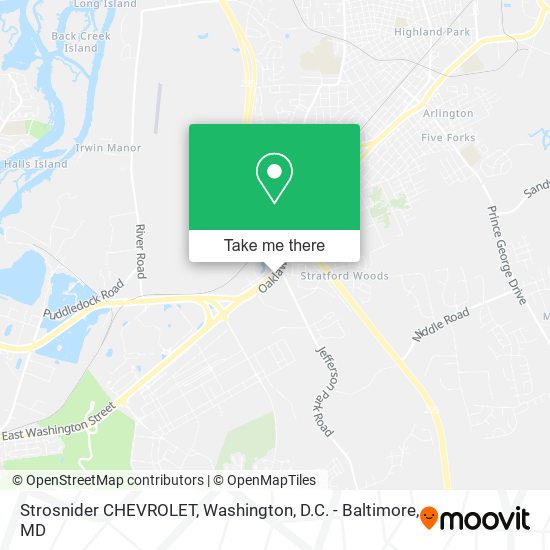 Mapa de Strosnider CHEVROLET