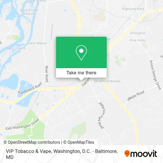 VIP Tobacco & Vape map