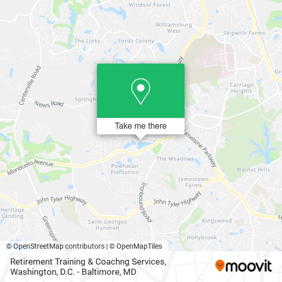 Mapa de Retirement Training & Coachng Services
