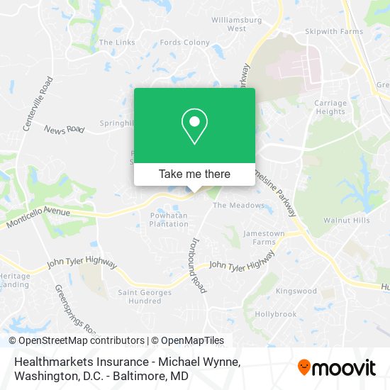 Healthmarkets Insurance - Michael Wynne map