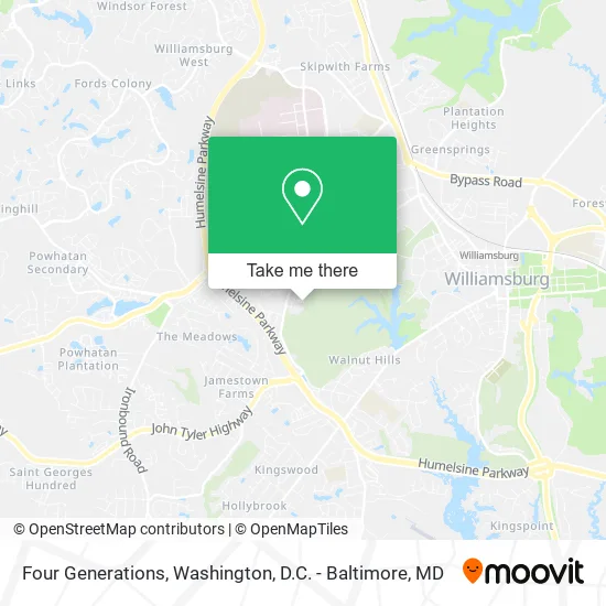 Four Generations map