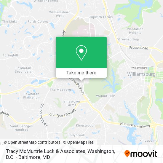 Tracy McMurtrie Luck & Associates map