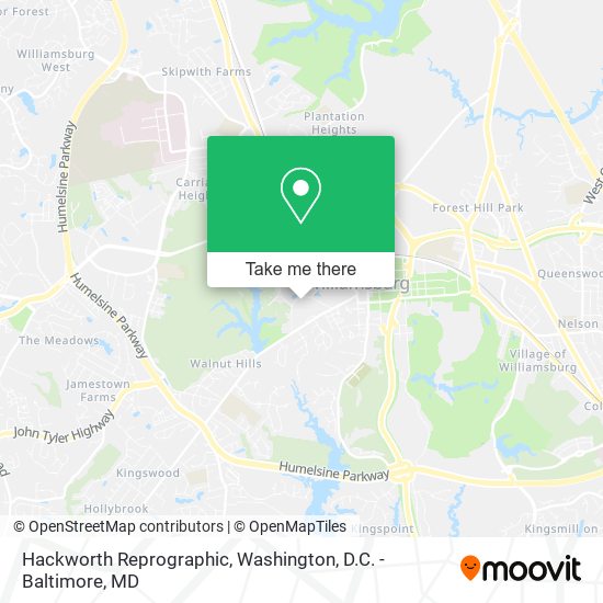 Hackworth Reprographic map