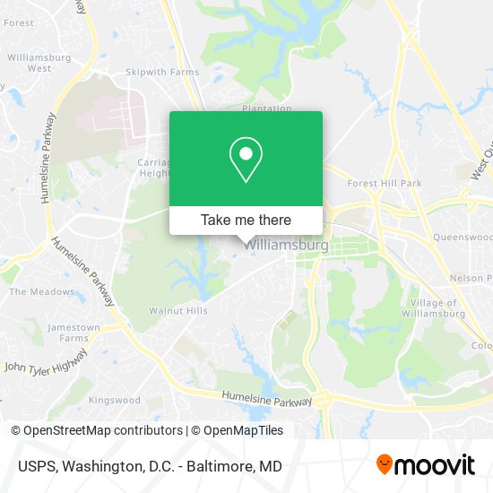 USPS map