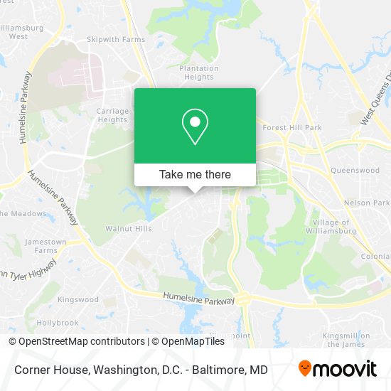 Corner House map