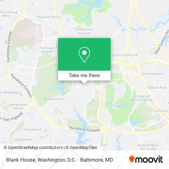 Blank House map