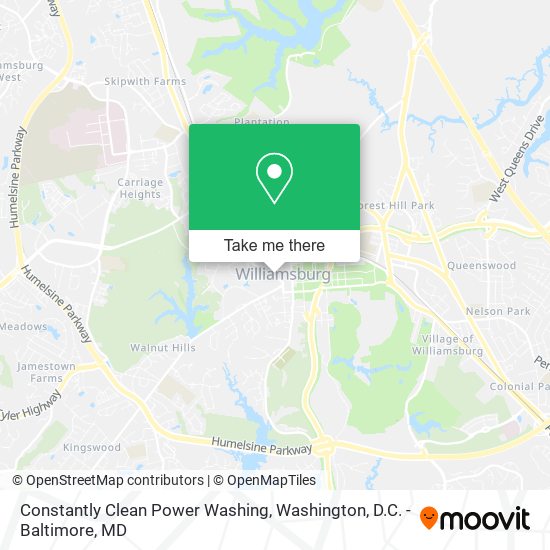 Constantly Clean Power Washing map