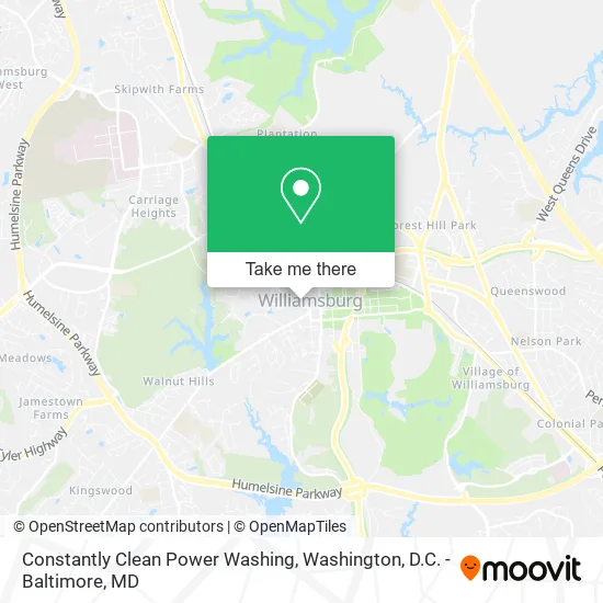 Constantly Clean Power Washing map
