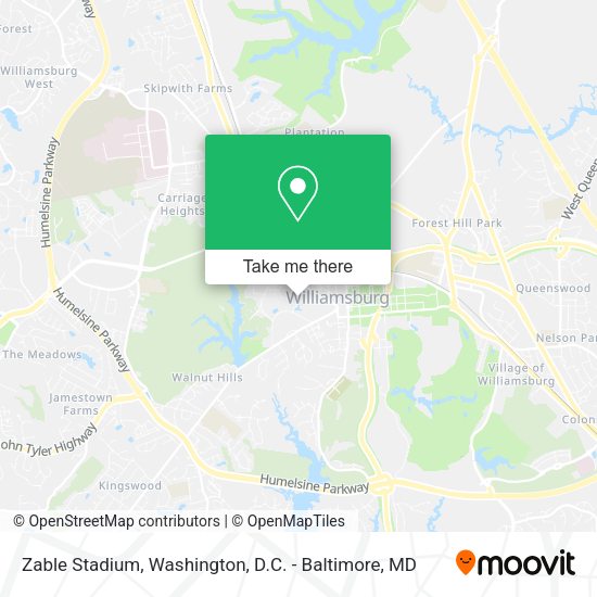 Zable Stadium map