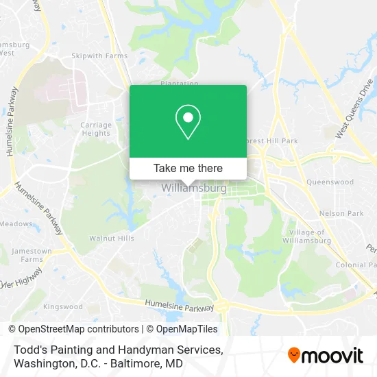 Todd's Painting and Handyman Services map