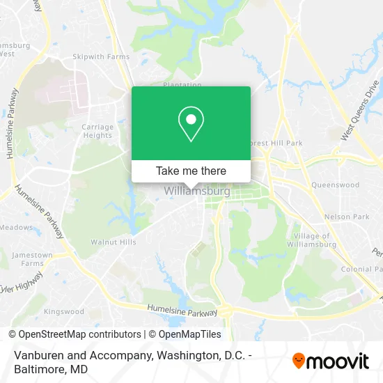 Vanburen and Accompany map