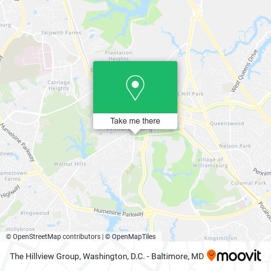 The Hillview Group map