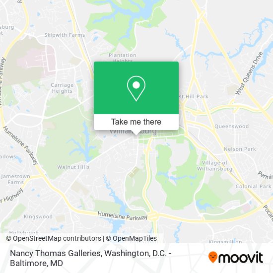 Mapa de Nancy Thomas Galleries