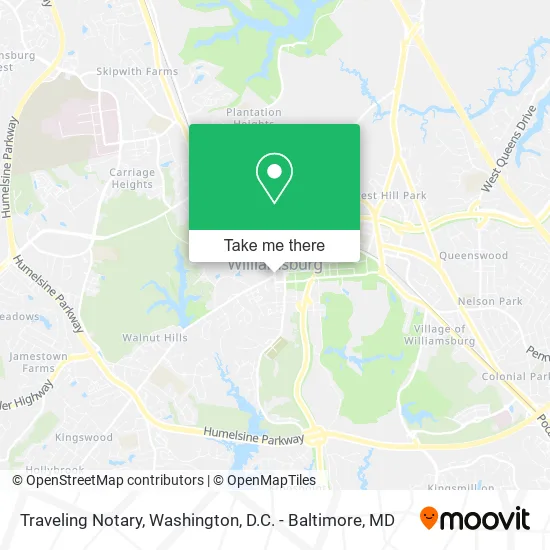 Traveling Notary map