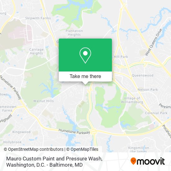 Mapa de Mauro Custom Paint and Pressure Wash