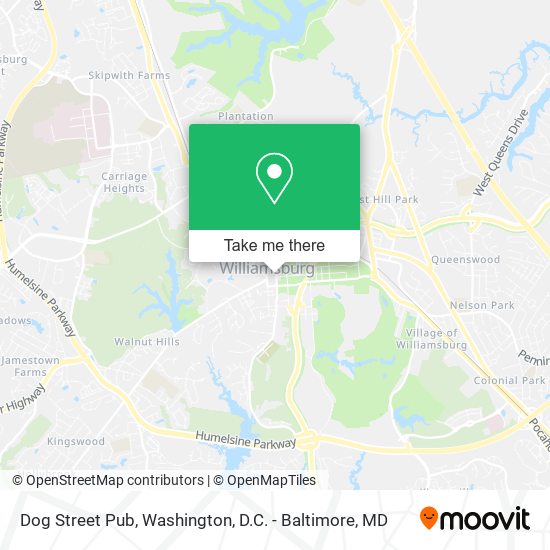 Mapa de Dog Street Pub