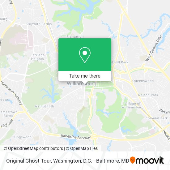 Original Ghost Tour map