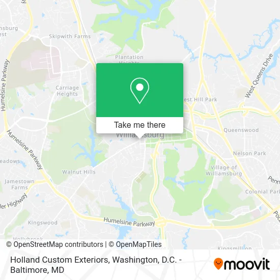 Holland Custom Exteriors map